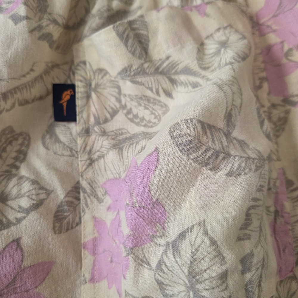 Margaritaville Women's No Island Reserve Beach Linen Blend Short Yellow Size XL - Picture 6 of 13